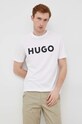 Хлопковая футболка HUGO 50467556 белый AA00