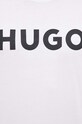 Хлопковая футболка HUGO 50467556 белый