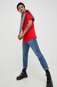 HUGO t-shirt bawełniany 50467556 czerwony AA00