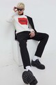 HUGO bluza bawełniana 50467944 beżowy AA00