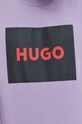 HUGO bluza bawełniana 50467944 fioletowy