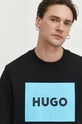 HUGO bluza bawełniana czarny 50467944