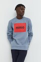 HUGO bluza bawełniana 50467944 niebieski 50467944