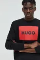 czarny Hugo bluza bawełniana 50467944