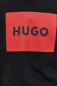 Βαμβακερή μπλούζα HUGO 50467944 μαύρο