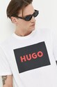 HUGO pamut póló fehér 50467952