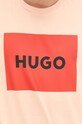 HUGO t-shirt bawełniany 50467952 pomarańczowy