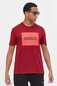 HUGO t-shirt bawełniany bordowy 50467952