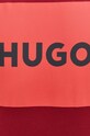 Памучна тениска HUGO 50467952 бордо