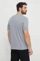 Bombažna kratka majica HUGO siva