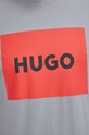 Bavlněné tričko HUGO šedá 50467952