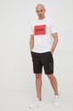 Хлопковая футболка HUGO 50467952 белый AW25