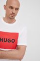 biały HUGO t-shirt bawełniany 50467952