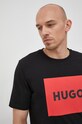 HUGO tricou din bumbac negru 50467952
