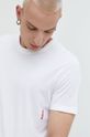 biały HUGO t-shirt bawełniany 2-pack Męski