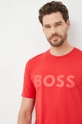 czerwony Boss t-shirt 50467075