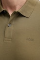 BOSS polo bawełniane zielony 50467113