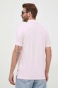 Odzież BOSS polo bawełniane 50468301 różowy
