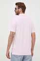Odzież BOSS polo bawełniane 50468301 różowy