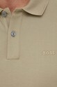 Bavlněné polo tričko BOSS 50468301 zelená