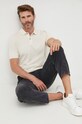 BOSS polo de bumbac 50468301 bej SS24