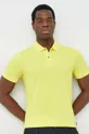 žltá Bavlnené polo tričko BOSS