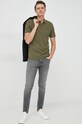 BOSS polo bawełniane 50468301 50468301 zielony SS24