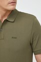 BOSS polo bawełniane 50468301 zielony 50468301