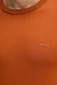 Бавовняна футболка BOSS 50468347 помаранчевий