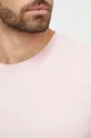 różowy BOSS t-shirt bawełniany