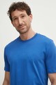 BOSS tricou din bumbac albastru 50468347