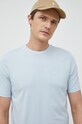 BOSS tricou din bumbac albastru 50468347