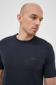 blu navy BOSS t-shirt in cotone