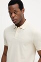 BOSS polo de bumbac bej 50468362