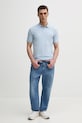 BOSS polo bawełniane 50468362 niebieski AA00