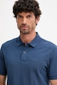 BOSS polo de bumbac albastru 50468362