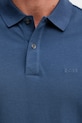 BOSS polo de bumbac 50468362 albastru