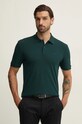 BOSS polo de bumbac verde 50468362