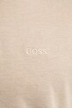 Памучна тениска с яка BOSS 50468362 бежов
