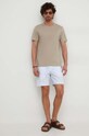 BOSS tricou din bumbac 50468395 bej AA00