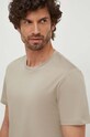 BOSS tricou din bumbac bej 50468395