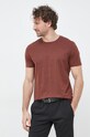 BOSS tricou din bumbac 50468395 maro AA00