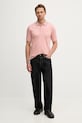 BOSS polo za muškarce od pamuka Penrose 38 50469360 roza SS26