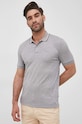 BOSS polo de bumbac gri 50469360