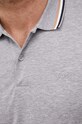 BOSS polo bawełniane 50469360 szary