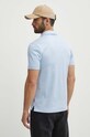 Odzież BOSS polo bawełniane 50471335 niebieski