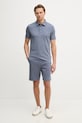 BOSS тениска с яка мъжка от памук 50471335 син AA00