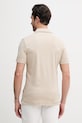 Oblečenie Bavlnené polo tričko BOSS 50471335 béžová