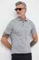 BOSS póló férfi pamut 50471335 szürke AA00