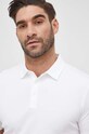 BOSS polo de bumbac alb 50471335
